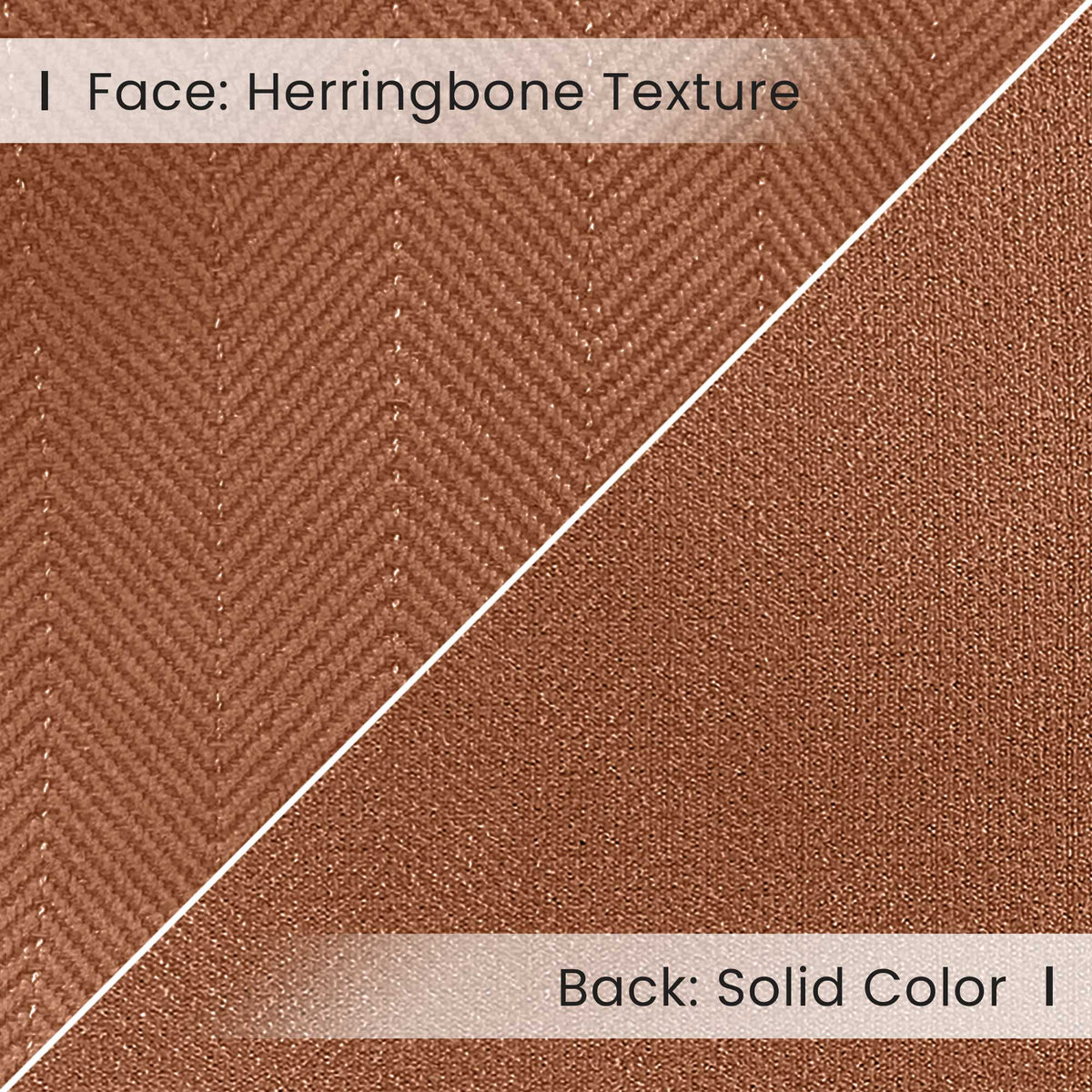 Gabriel Chenille Custom Herringbone Texture Curtains