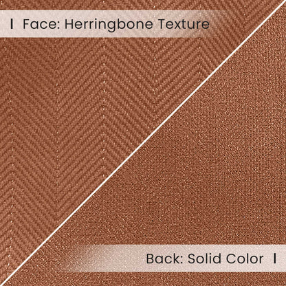 Gabriel Chenille Custom Herringbone Texture Curtains