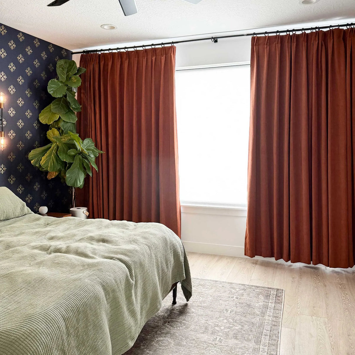 Gabriel Chenille Custom Herringbone Texture Curtains
