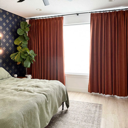 Gabriel Chenille Custom Herringbone Texture Curtains