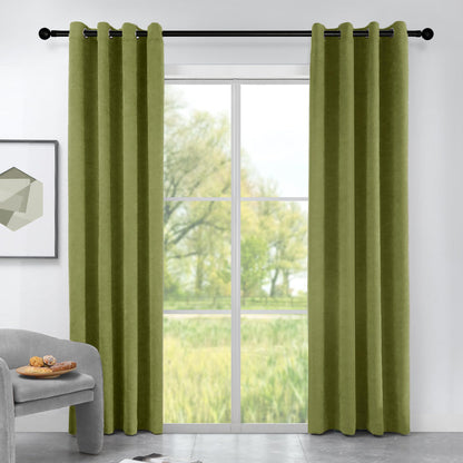 Gabriel Chenille Custom Herringbone Texture Curtains