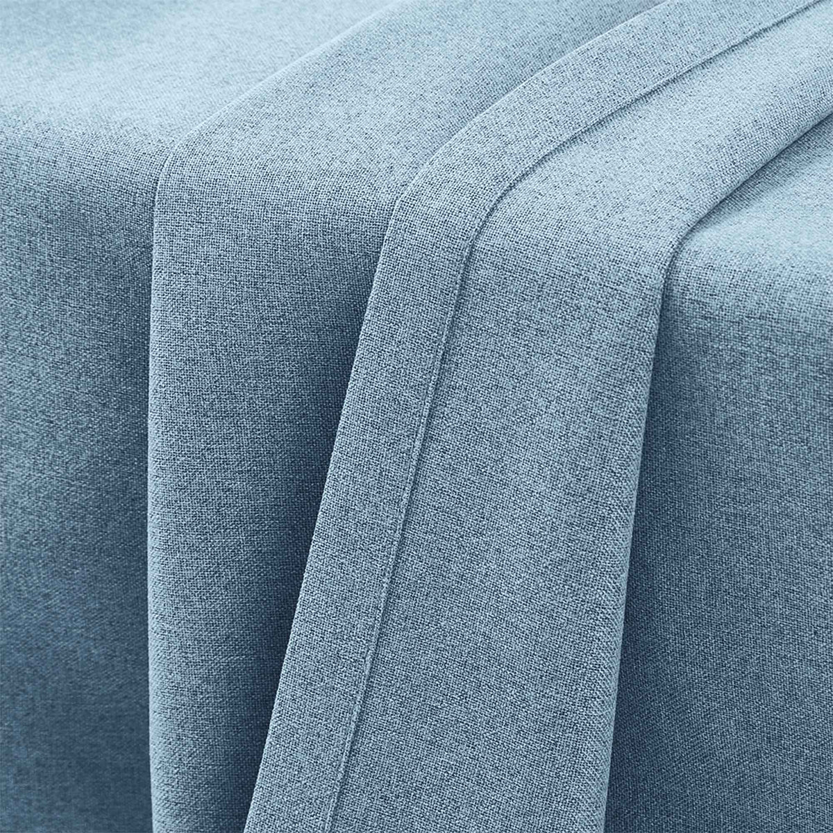 Gary Linen Look 100% Blackout Curtains