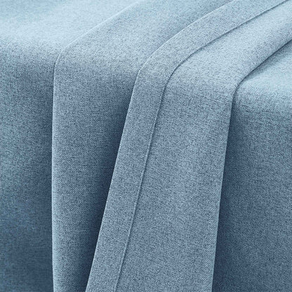 Gary Linen Look 100% Blackout Curtains