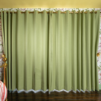 Gary Linen Look 100% Blackout Curtains