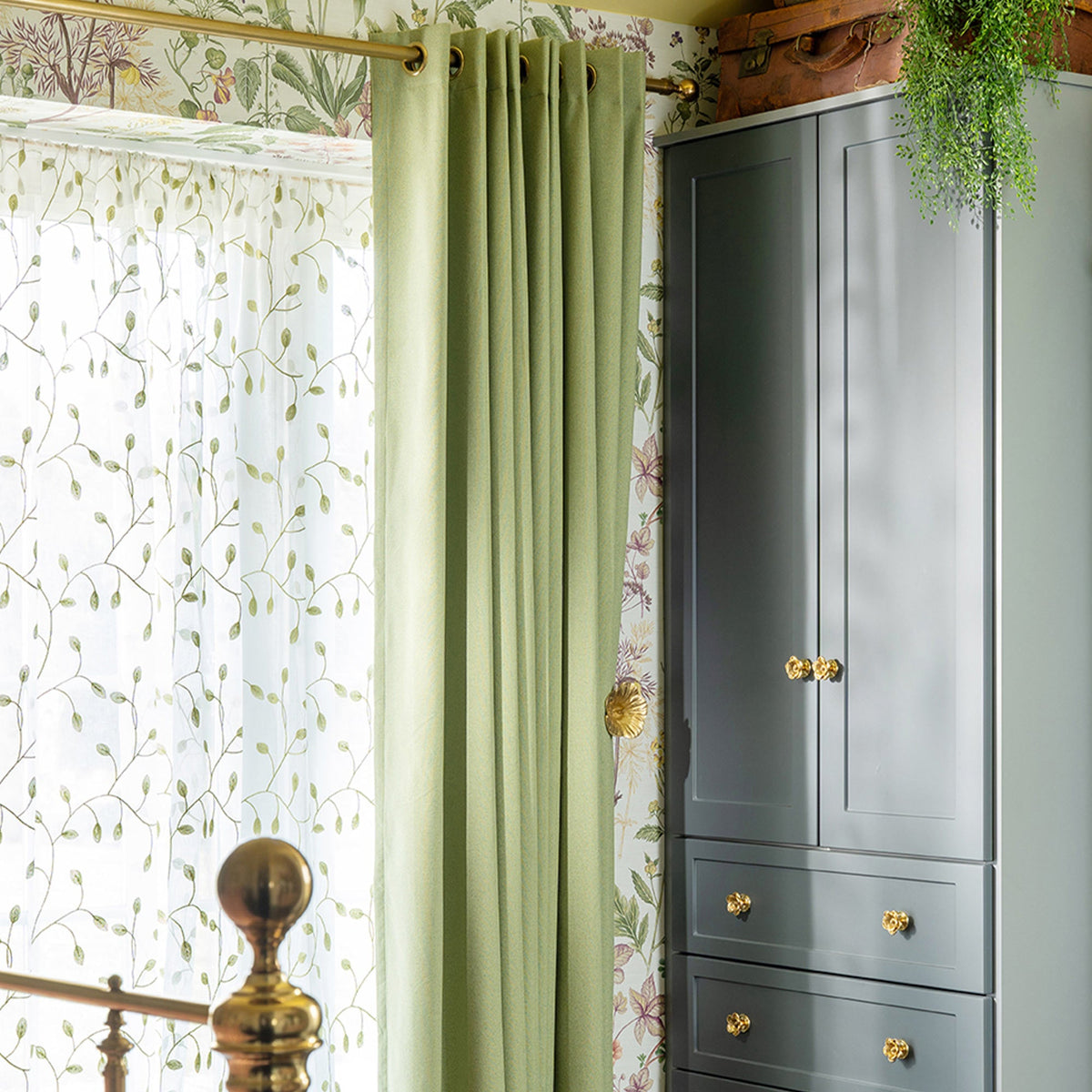 Gary Linen Look 100% Blackout Curtains
