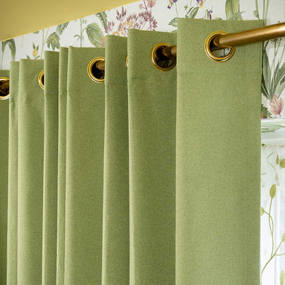 Gary Linen Look 100% Blackout Curtains