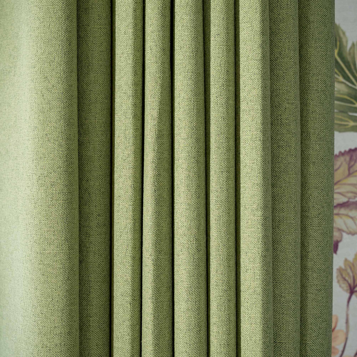 Gary Linen Look 100% Blackout Curtains