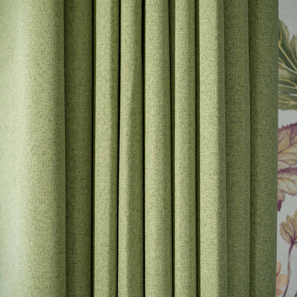 Gary Linen Look 100% Blackout Curtains