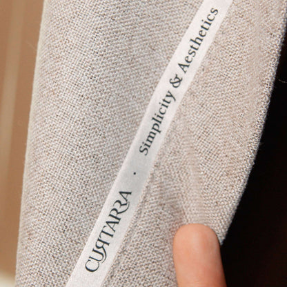Gary Linen Look 100% Blackout Curtains