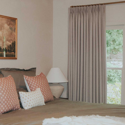 Gary Linen Look 100% Blackout Curtains