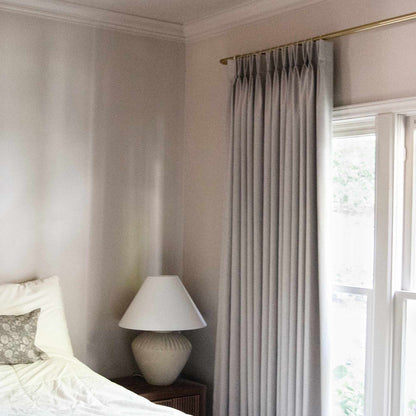 Gary Linen Look 100% Blackout Curtains