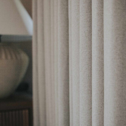 Gary Linen Look 100% Blackout Curtains