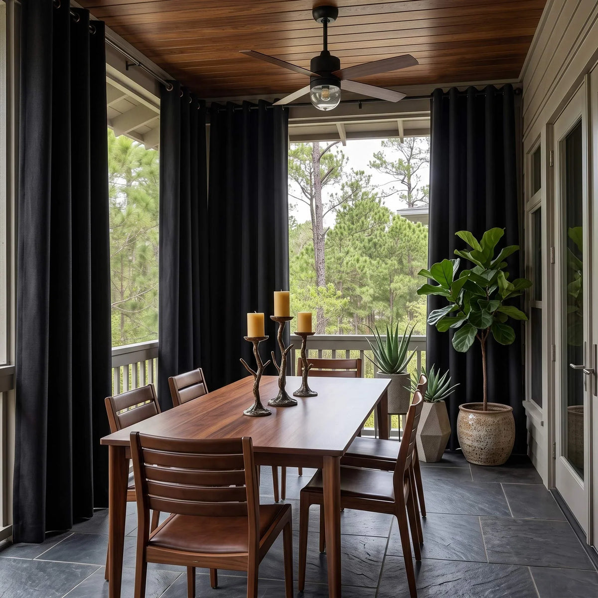 Graham Sunbrella® Acrylic Outdoor Curtains