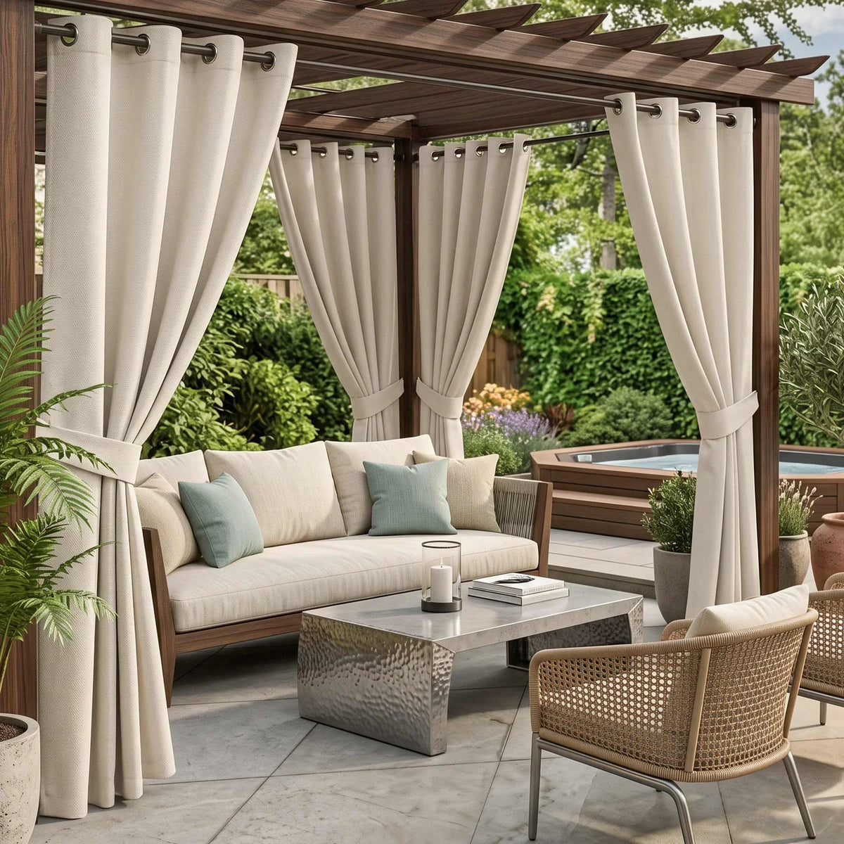 Graham Sunbrella® Acrylic Outdoor Curtains