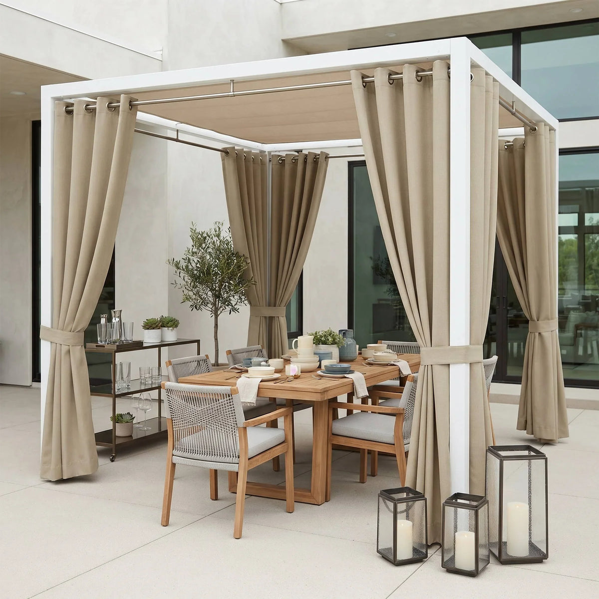 Graham Sunbrella® Acrylic Outdoor Curtains