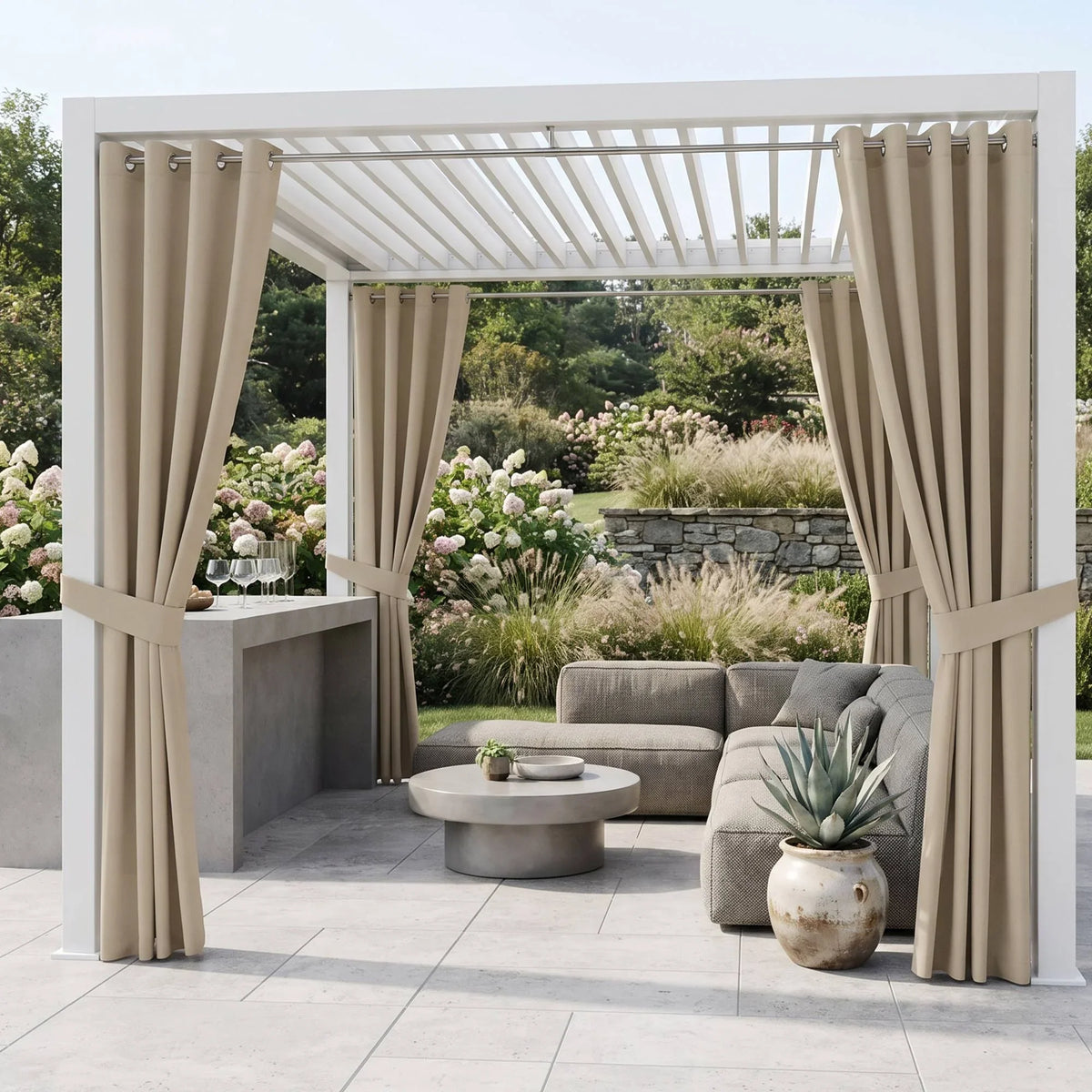 Graham Sunbrella® Acrylic Outdoor Curtains