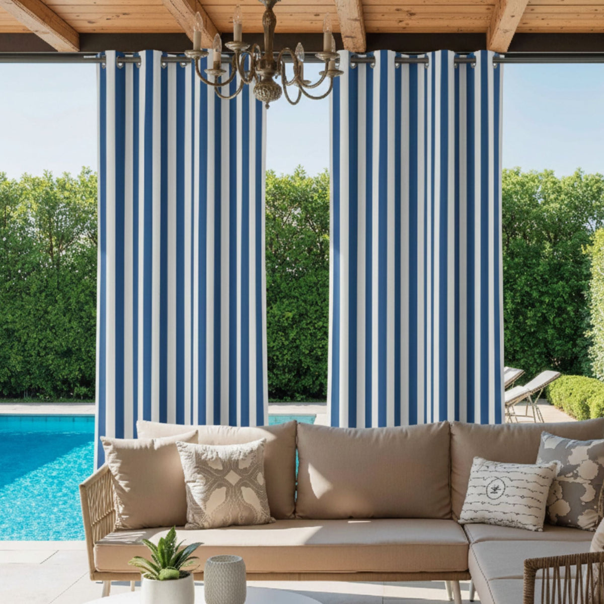James Acrylic Outdoor Curtains