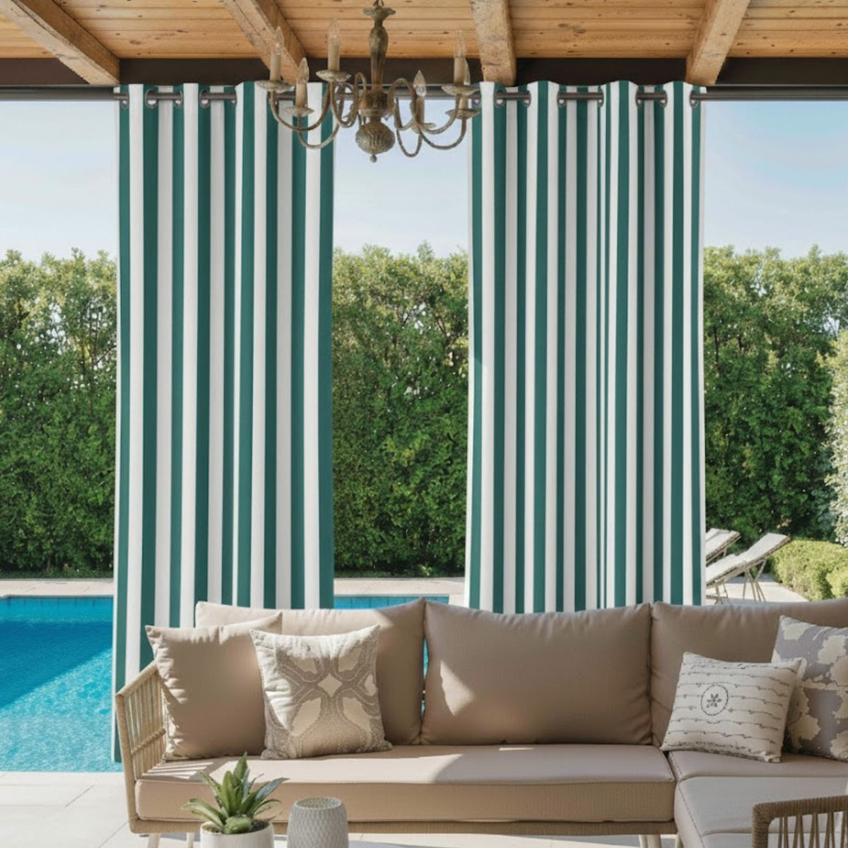 James Acrylic Outdoor Curtains