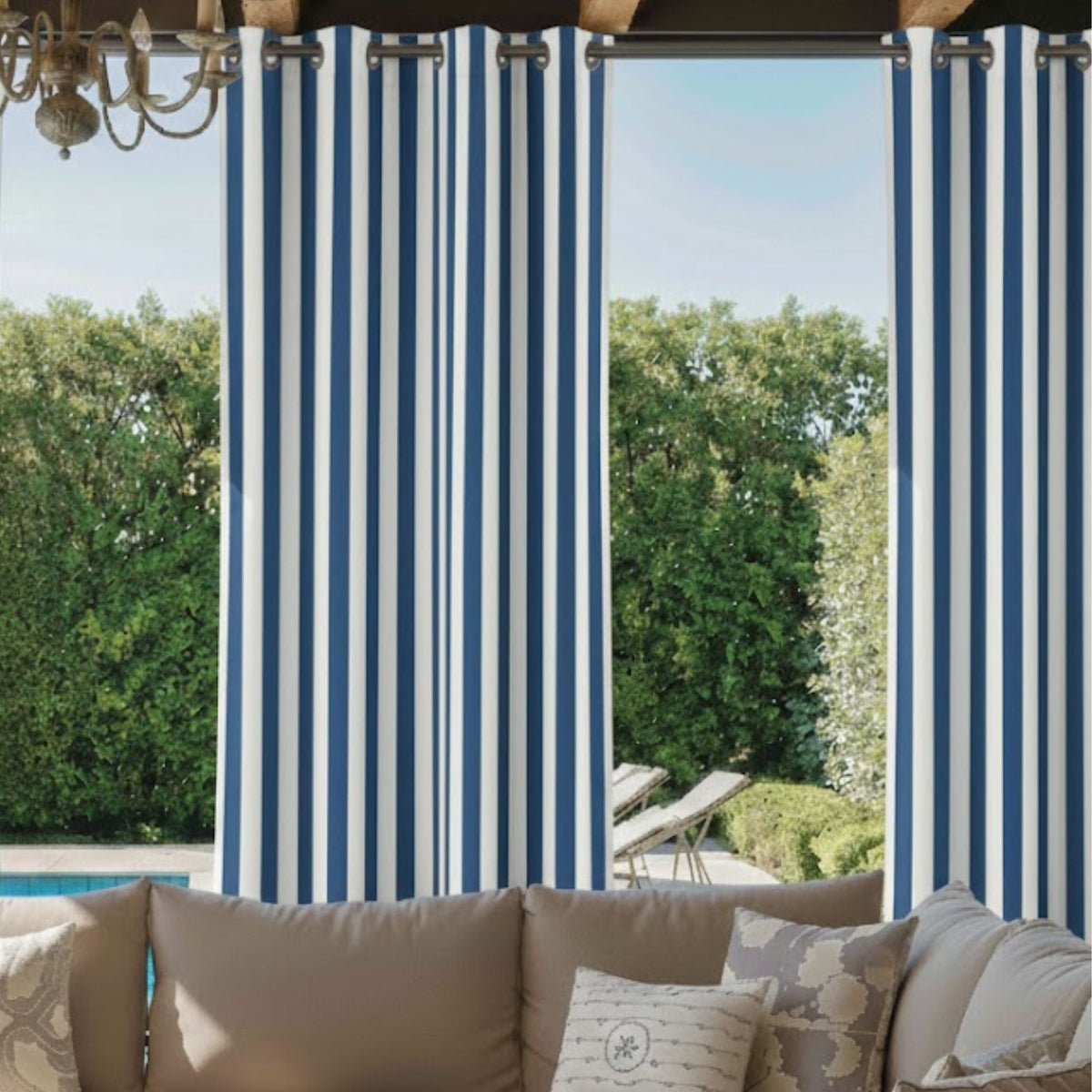 James Acrylic Outdoor Curtains