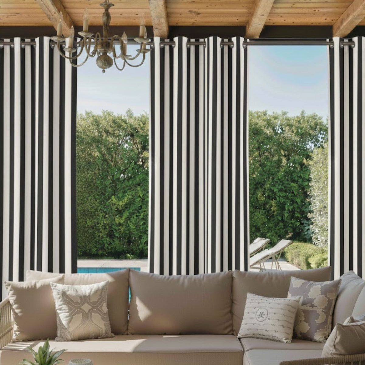 James Acrylic Outdoor Curtains