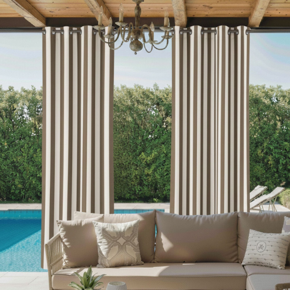 James Acrylic Outdoor Curtains