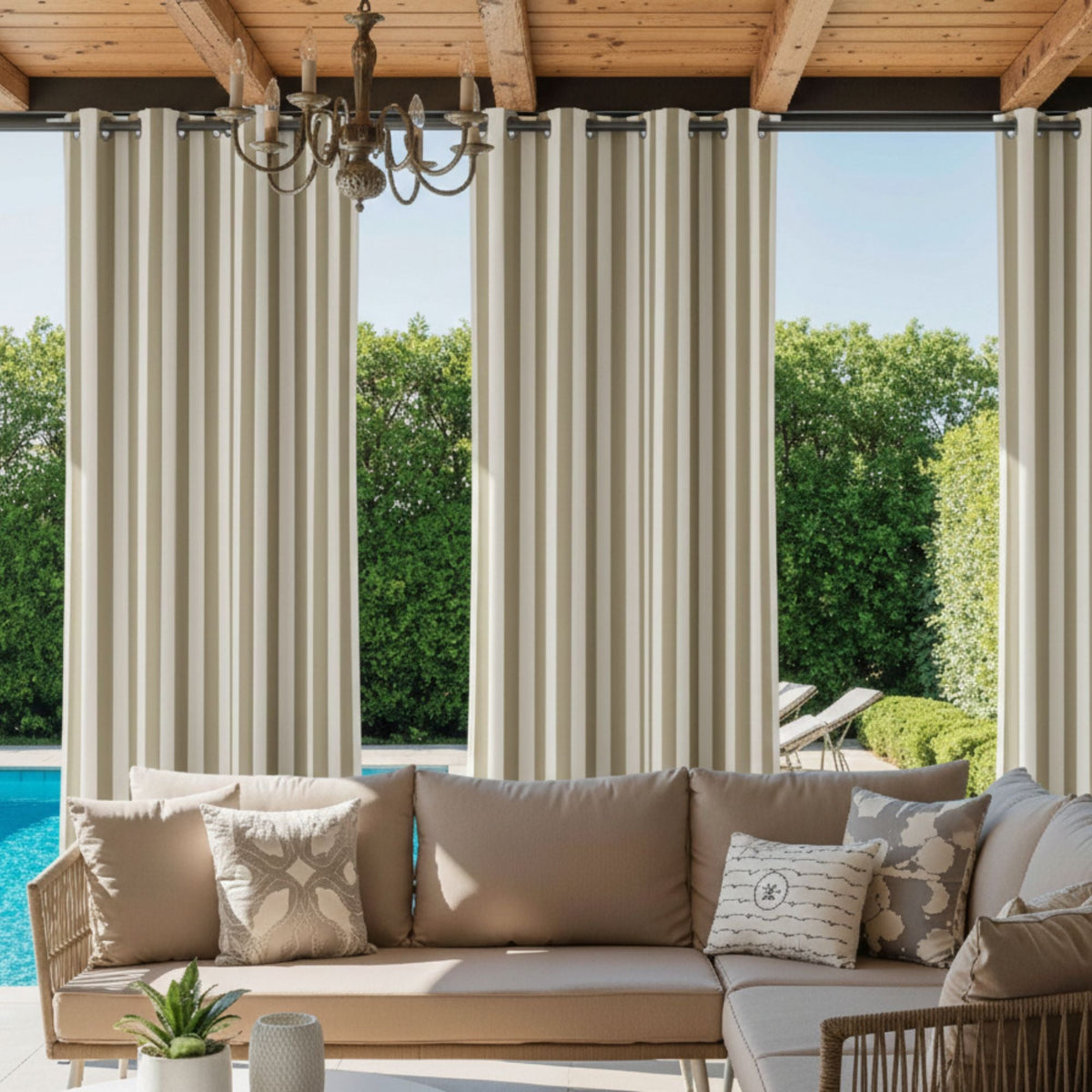 James Acrylic Outdoor Curtains