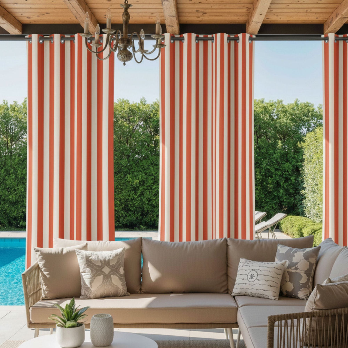 James Acrylic Outdoor Curtains