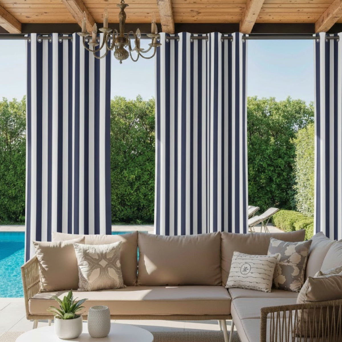 James Acrylic Outdoor Curtains
