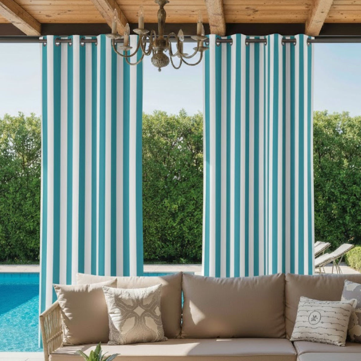 James Acrylic Outdoor Curtains