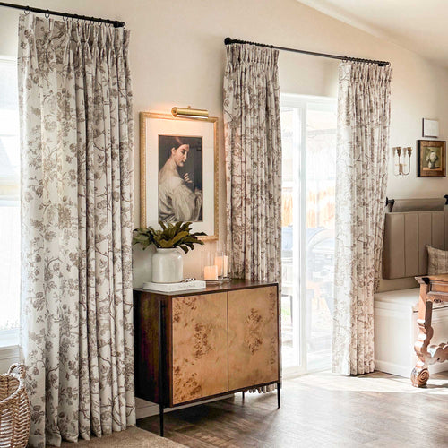 Jolie Toile De Jouy Patterned Curtains
