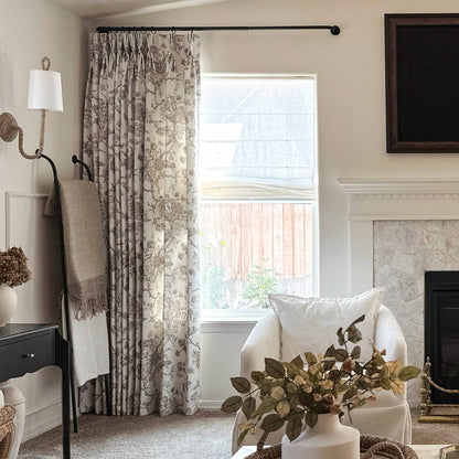 Jolie Toile De Jouy Patterned Curtains