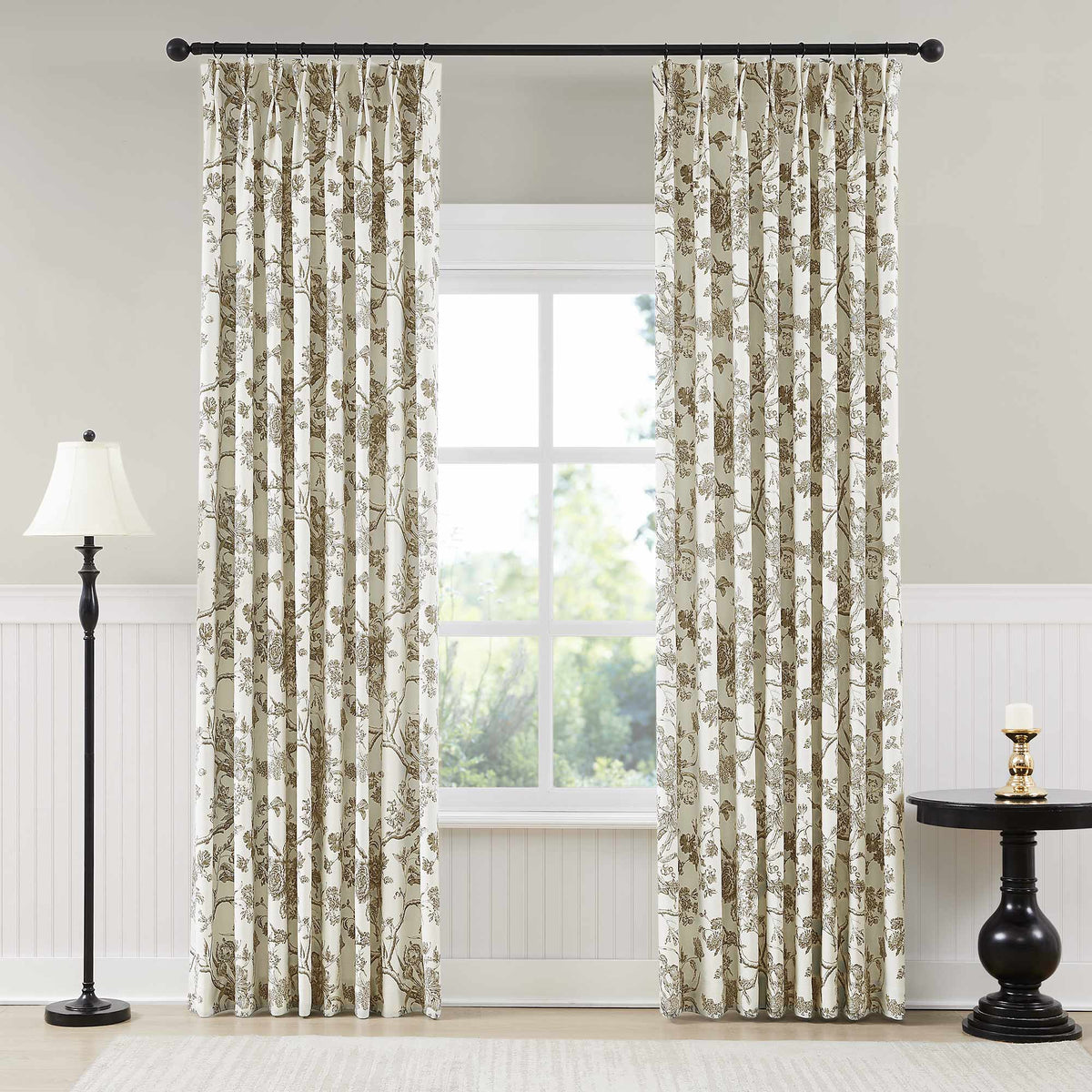 Jolie Toile De Jouy Patterned Curtains