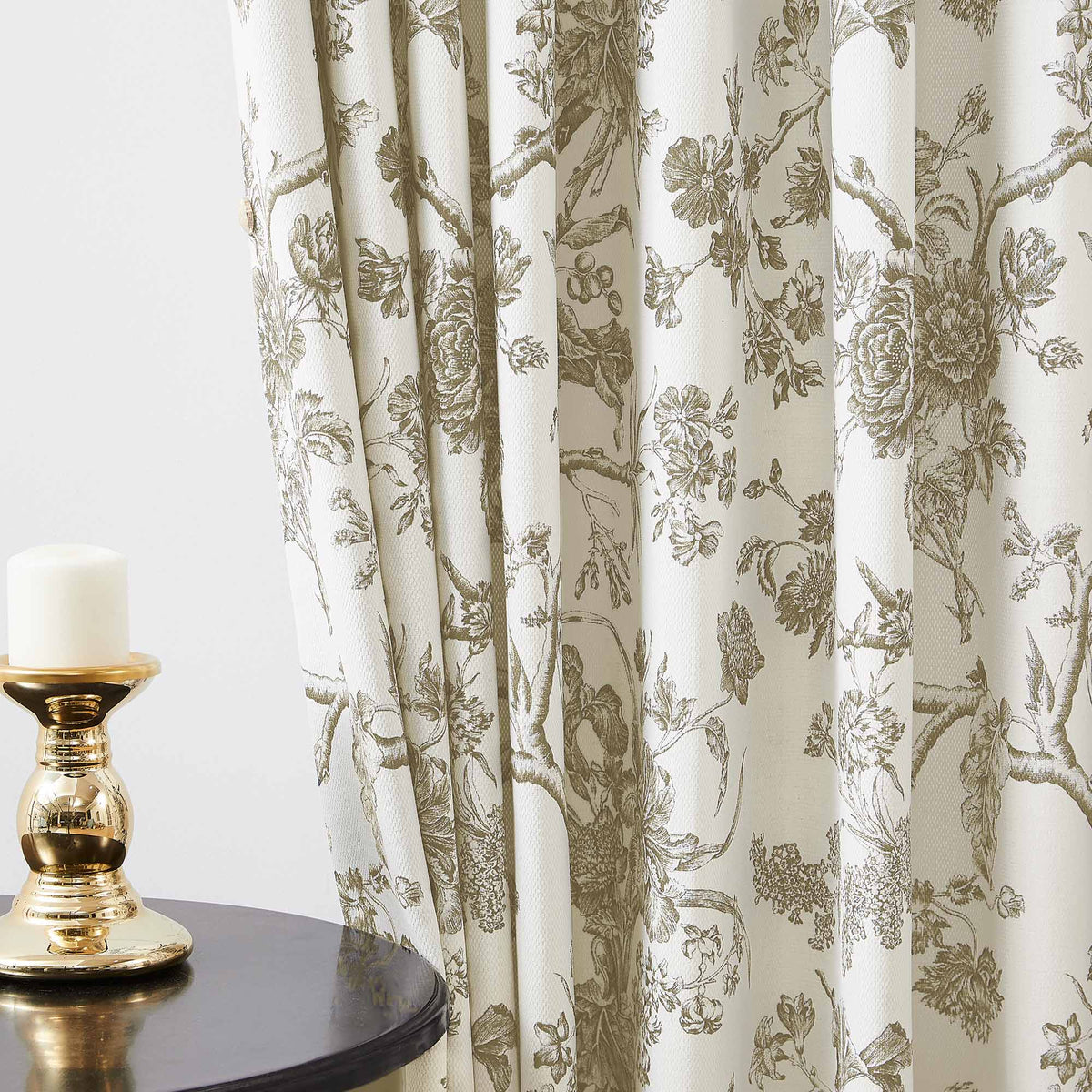 Jolie Toile De Jouy Patterned Curtains