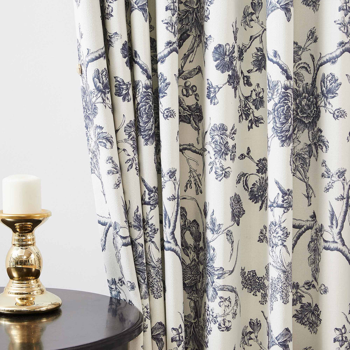 Jolie Toile De Jouy Patterned Curtains