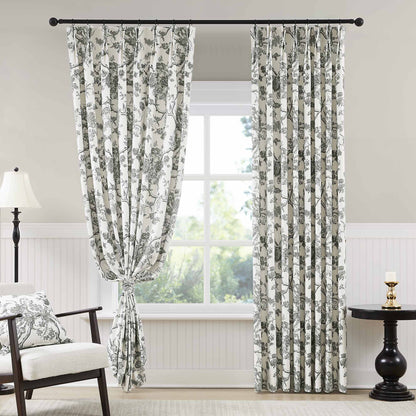 Jolie Toile De Jouy Patterned Curtains