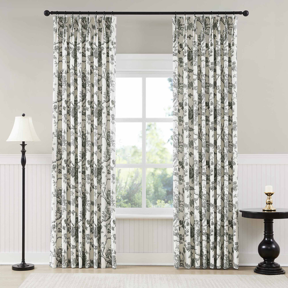 Jolie Toile De Jouy Patterned Curtains