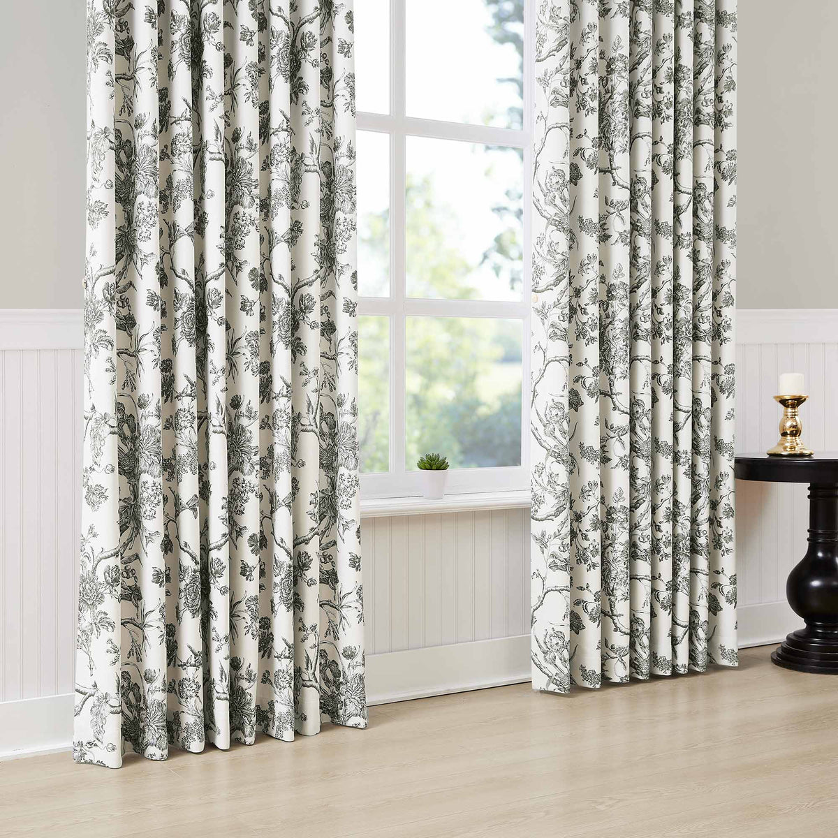 Jolie Toile De Jouy Patterned Curtains