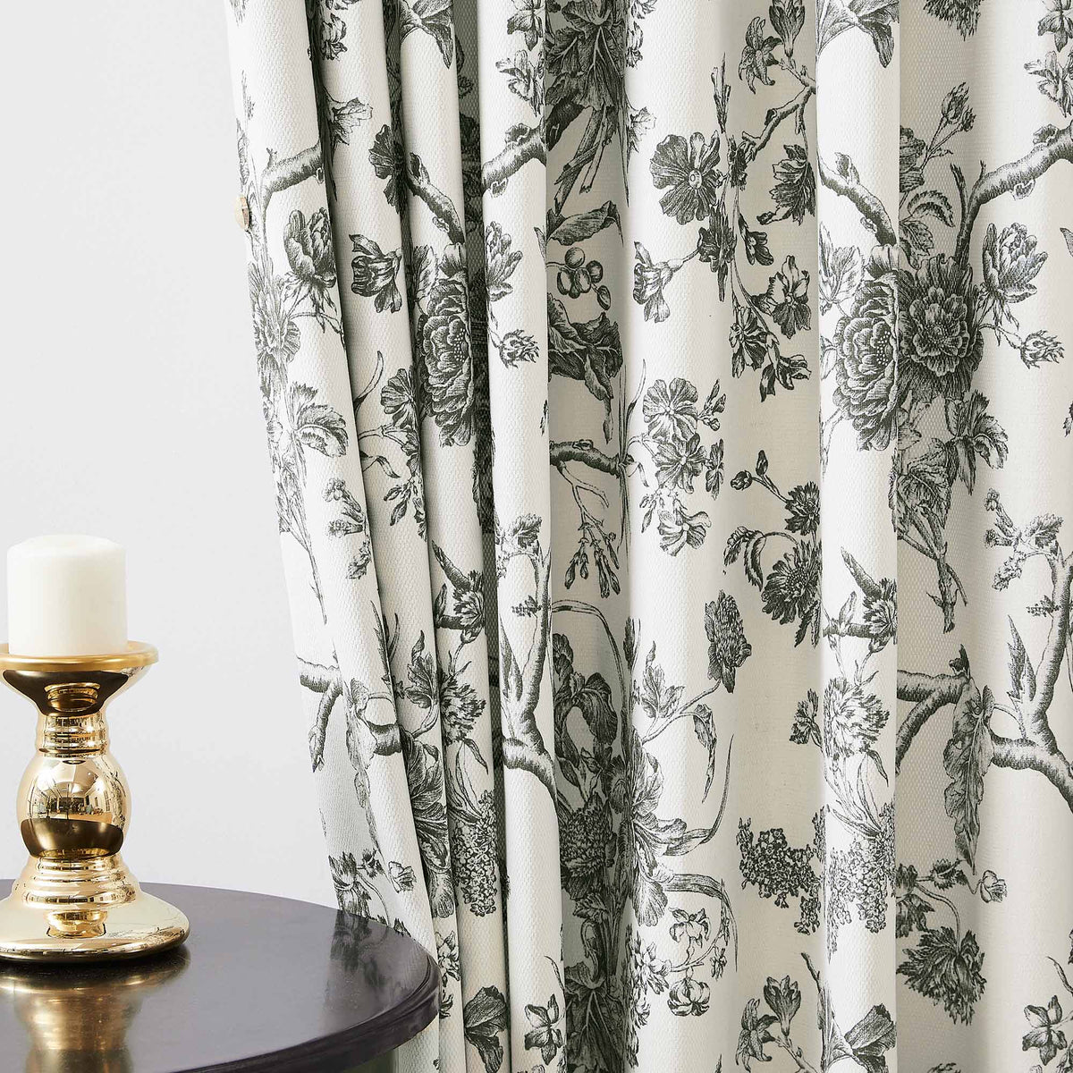 Jolie Toile De Jouy Patterned Curtains