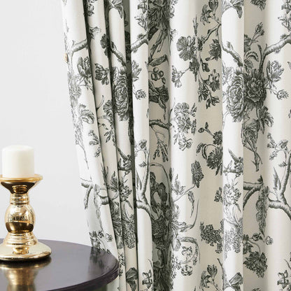 Jolie Toile De Jouy Patterned Curtains