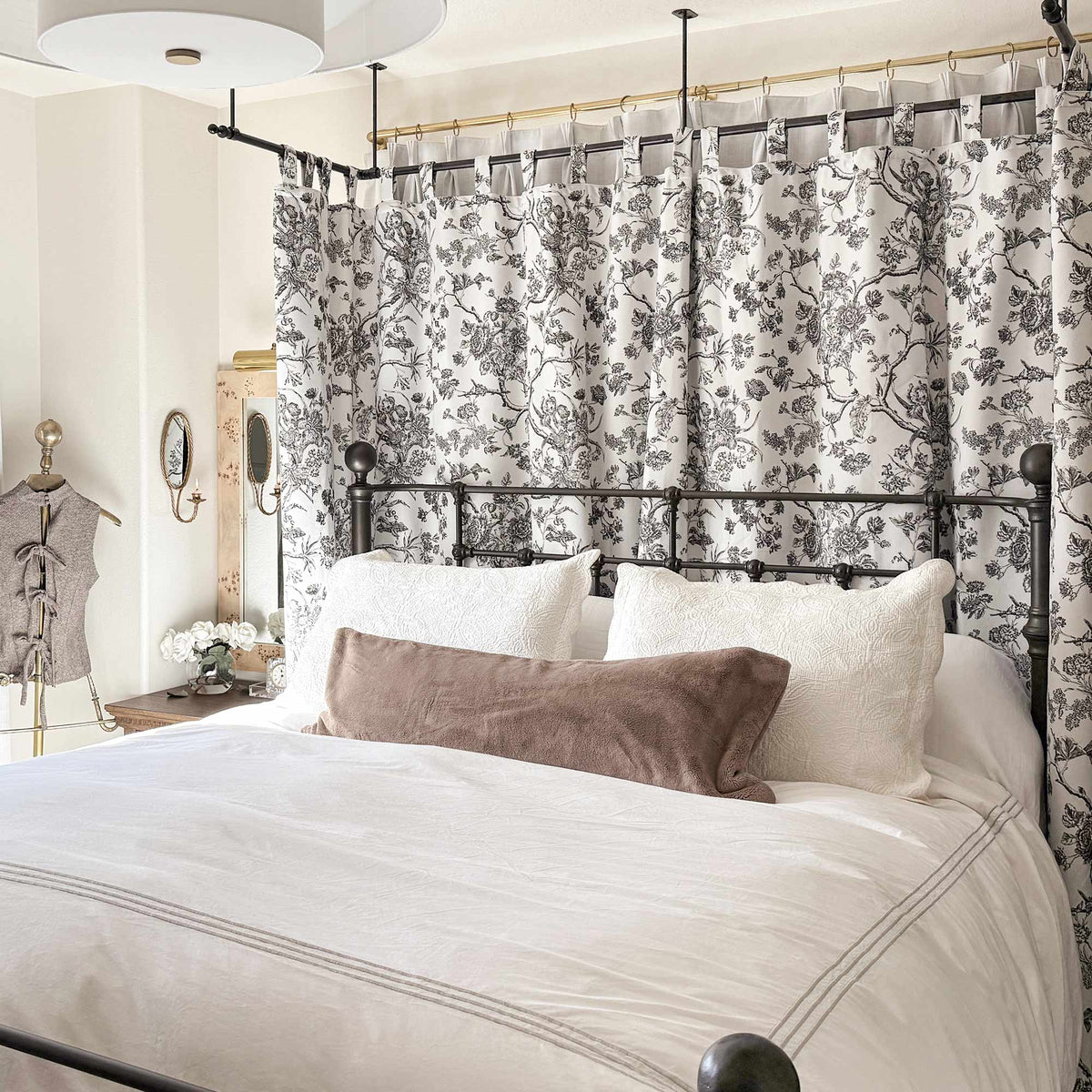 Jolie Toile De Jouy Patterned Curtains