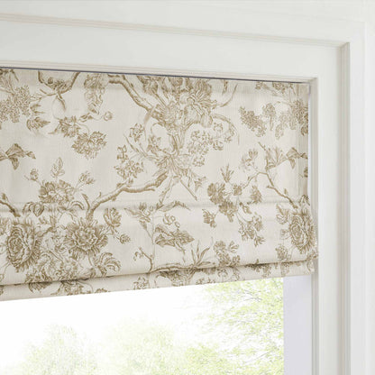 Jolie Toile De Jouy Patterned Custom Roman Shades
