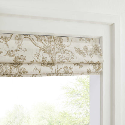 Jolie Toile De Jouy Patterned Custom Roman Shades