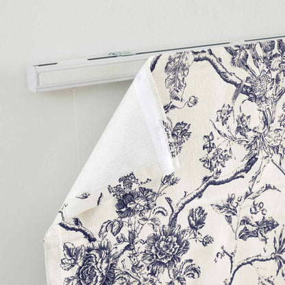 Jolie Toile De Jouy Patterned Custom Roman Shades