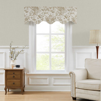 Jolie Toile De Jouy Patterned Flat Valances