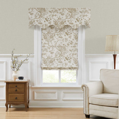 Jolie Toile De Jouy Patterned Flat Valances