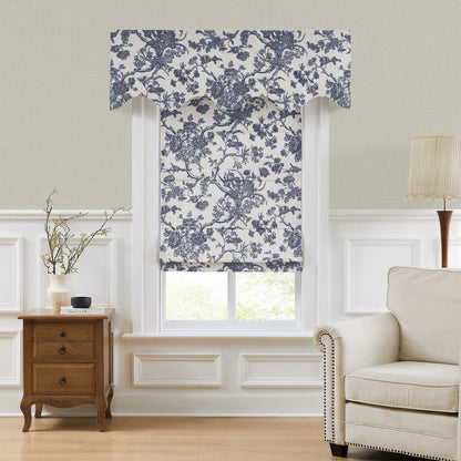 Jolie Toile De Jouy Patterned Flat Valances