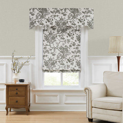 Jolie Toile De Jouy Patterned Flat Valances