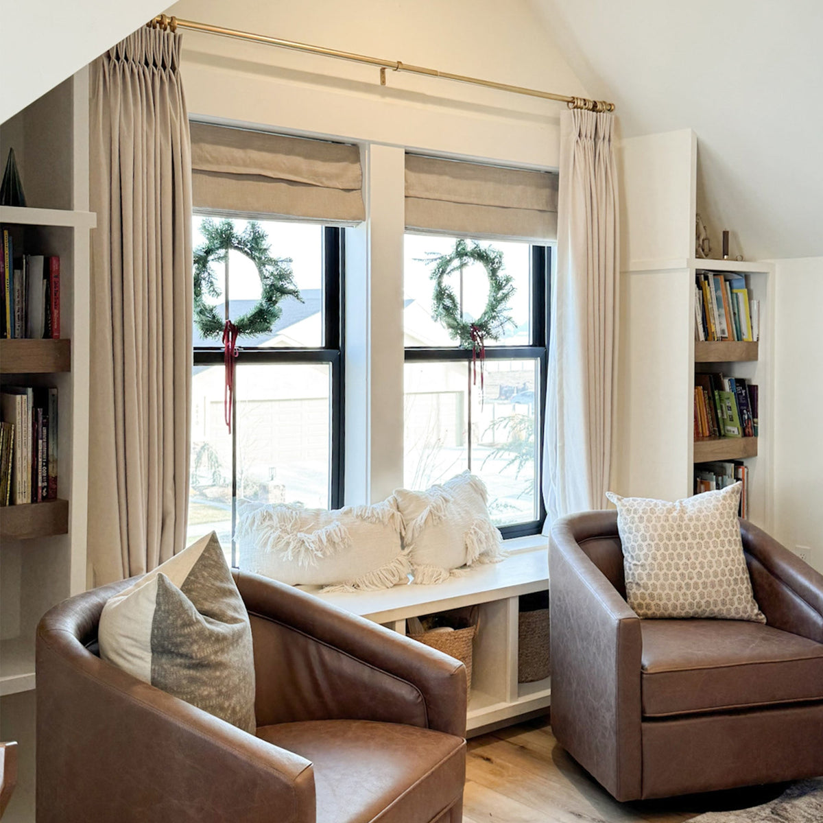 Oakley Cross Linen Texture Curtains