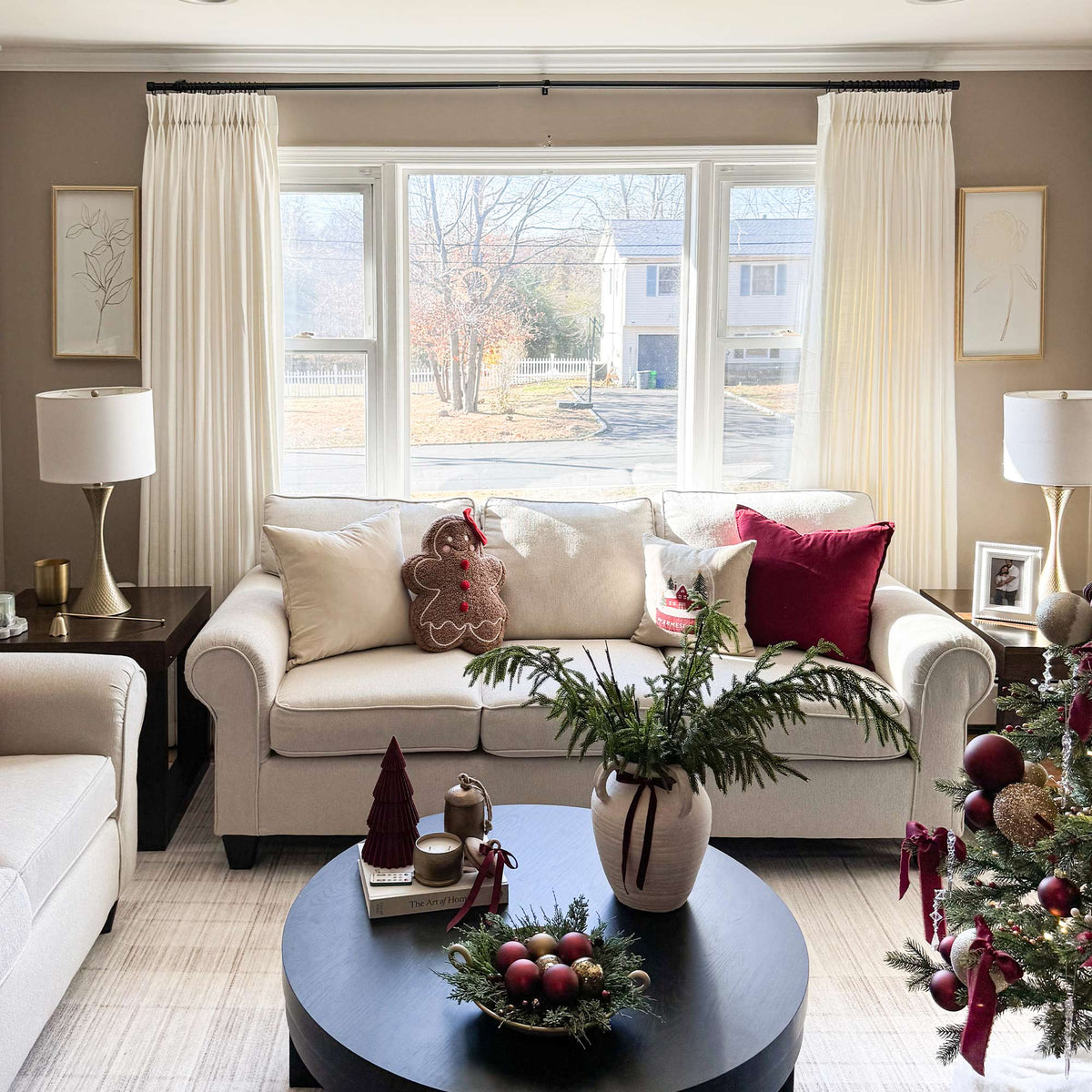 Blanche Cotton Blend Linen Look Curtains