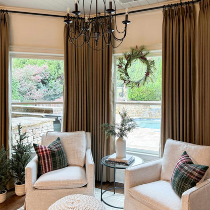 Oakley Cross Linen Texture Curtains